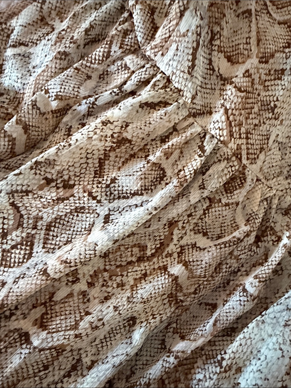 Jessica Simpson Taupe Snake-Print Halter Maxi Dress - Picture 3 of 3